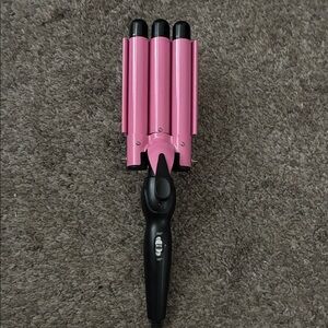 Pink Hair Waver Curling Iron
